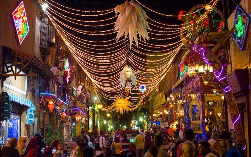 Ramadan decorations in Egypt