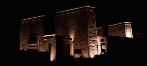 Enjoy Watch a Philae Temple Sound & Light Experience from Aswan